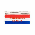 American Samoa Award Ribbon w/ Red Foil Imprint (4"x1 5/8")